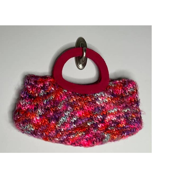 Aldo Floral Crochet Knit Clutch - Picture 2 of 3